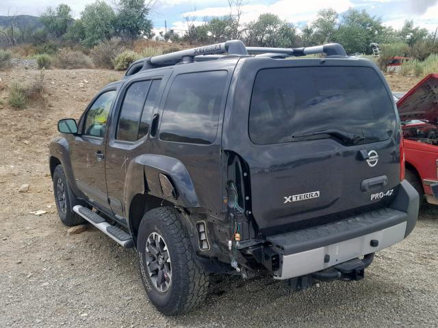 5N1AN0NW8FN657087 - 2015 NISSAN XTERRA X GRAY photo 3