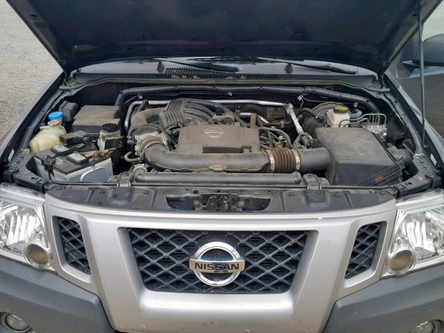 5N1AN0NW8FN657087 - 2015 NISSAN XTERRA X GRAY photo 7