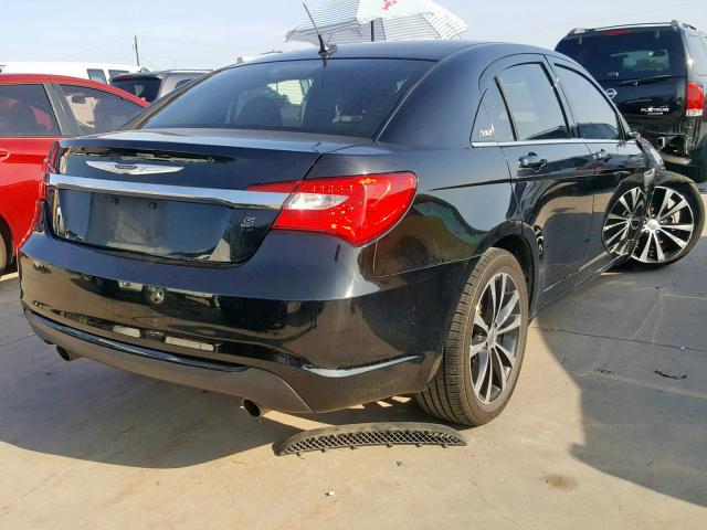 1C3CCBBG5CN307654 - 2012 CHRYSLER 200 TOURIN BLACK photo 4