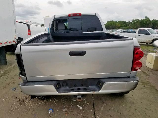 3D7KS29CX7G706173 - 2007 DODGE RAM 2500 SILVER photo 9