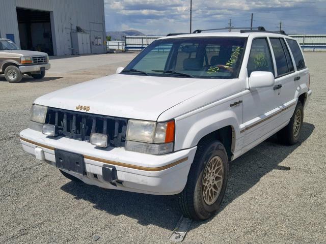 1J4GZ78Y7RC107902 - 1994 JEEP GRAND CHER WHITE photo 2