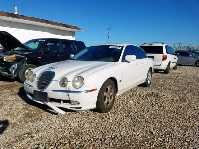 SAJDA01NX2FM28703 - 2002 JAGUAR S-TYPE WHITE photo 2