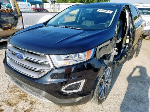 2FMPK4K8XGBB26941 - 2016 FORD EDGE TITAN BLACK photo 2