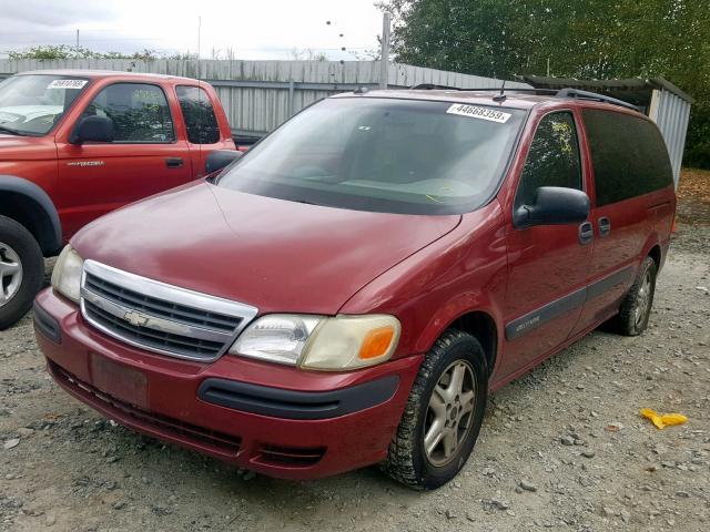 1GNDV13E94D152252 - 2004 CHEVROLET VENTURE LU MAROON photo 2