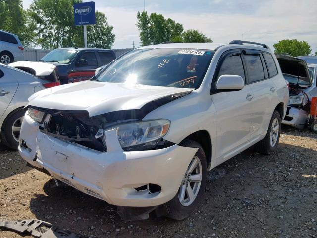 JTEZA3EH4A2010794 - 2010 TOYOTA HIGHLANDER WHITE photo 2