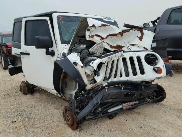 1J4GA2D16BL551152 - 2011 JEEP WRANGLER S WHITE photo 1