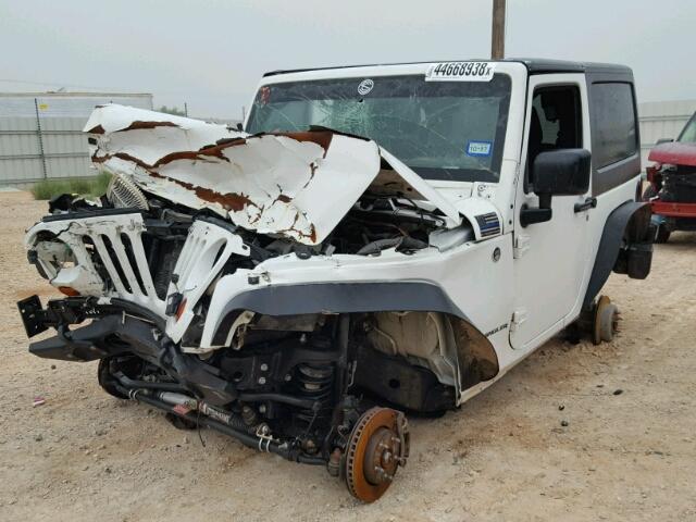 1J4GA2D16BL551152 - 2011 JEEP WRANGLER S WHITE photo 2