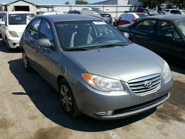 KMHDU4AD8AU862452 - 2010 HYUNDAI ELANTRA BL GRAY photo 1