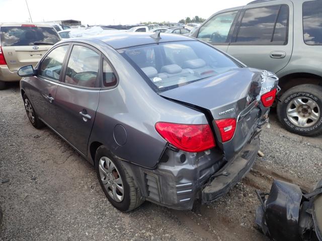 KMHDU4AD8AU862452 - 2010 HYUNDAI ELANTRA BL GRAY photo 3