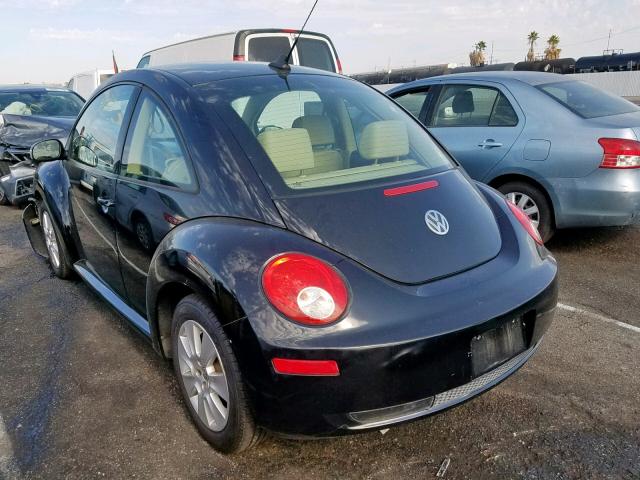 3VWPW31C39M509143 - 2009 VOLKSWAGEN NEW BEETLE შავი ფოტო 3