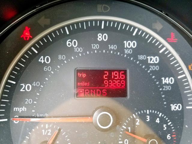 3VWPW31C39M509143 - 2009 VOLKSWAGEN NEW BEETLE შავი ფოტო 8