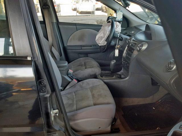 1G8AJ55F67Z104701 - 2007 SATURN ION LEVEL BLACK photo 5