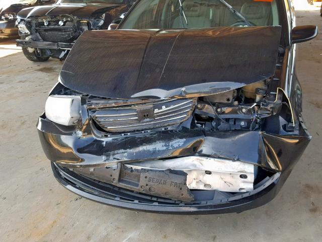 1G8AJ55F67Z104701 - 2007 SATURN ION LEVEL BLACK photo 9