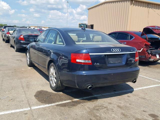 WAUDG74F75N092803 - 2005 AUDI A6 3.2 QUA BLUE photo 3