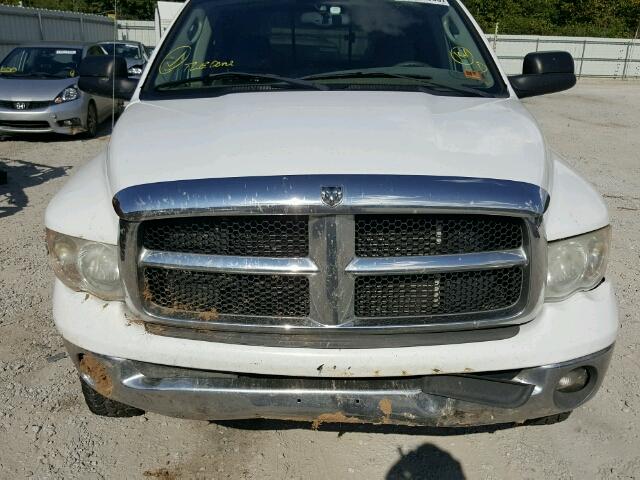 3D7KS26C95G860522 - 2005 DODGE RAM 2500 S WHITE photo 7