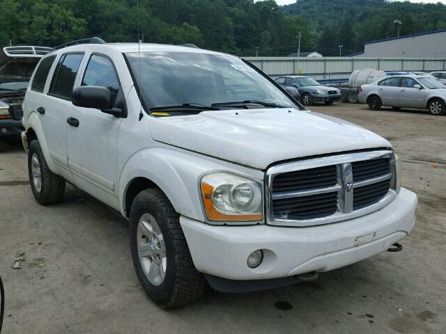 1D4HB48D05F551807 - 2005 DODGE DURANGO SL WHITE photo 1