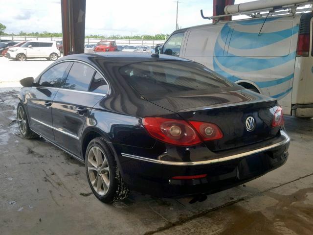 WVWHL73C39E524428 - 2009 VOLKSWAGEN CC LUXURY BLACK photo 3