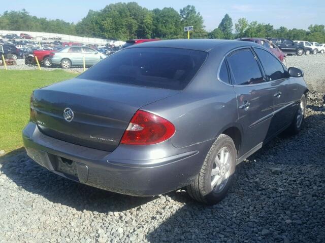 2G4WC532651255139 - 2005 BUICK LACROSSE C GRAY photo 4