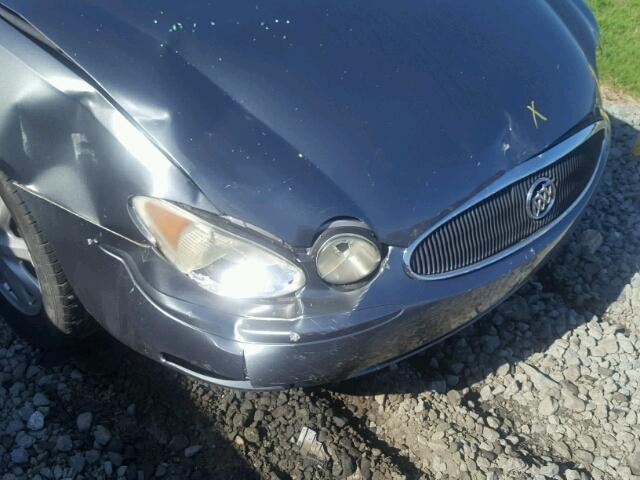 2G4WC532651255139 - 2005 BUICK LACROSSE C GRAY photo 9