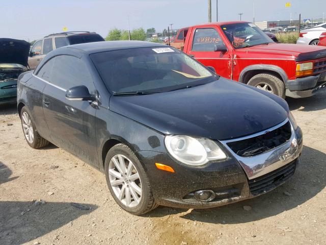 WVWBA71F77V006490 - 2007 VOLKSWAGEN EOS 2.0T BLACK photo 1