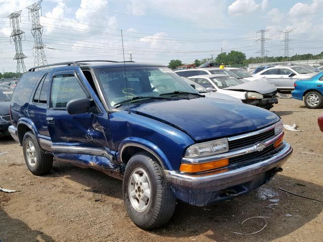 1GNDT13WXX2107402 - 1999 CHEVROLET BLAZER BLUE photo 1