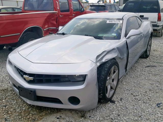 2G1FA1EV3A9212179 - 2010 CHEVROLET CAMARO LS GRAY photo 2