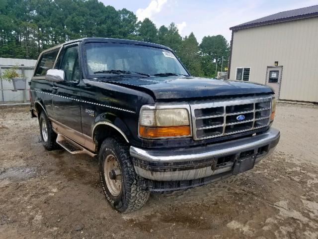 1FMEU15H7TLA86601 - 1996 FORD BRONCO U10 BLACK photo 1