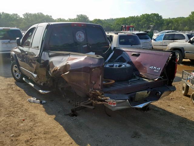 1D7HU18DX4S752969 - 2004 DODGE RAM 1500 S BURGUNDY photo 3