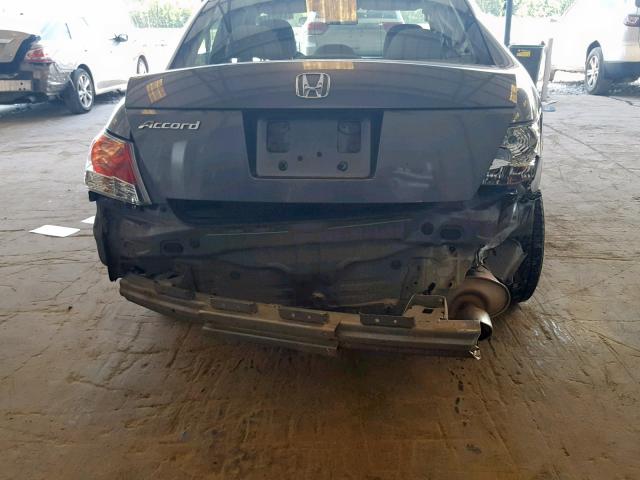 1HGCP26438A074082 - 2008 HONDA ACCORD LXP GRAY photo 9