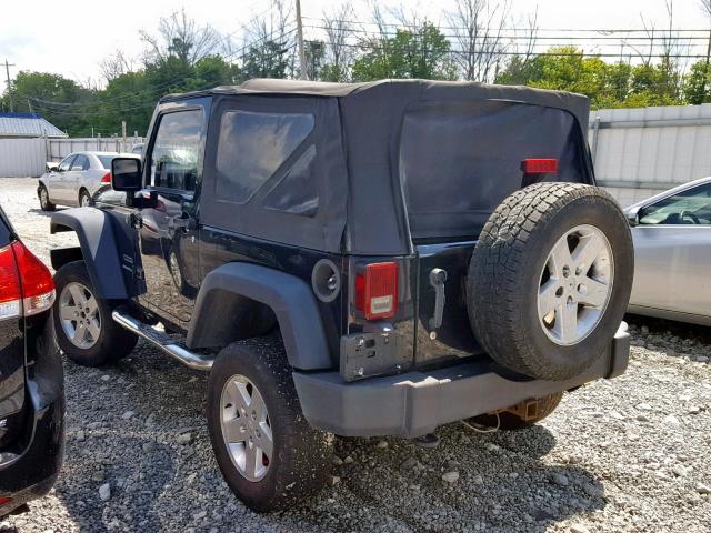 1J4AA2D17AL162671 - 2010 JEEP WRANGLER S BLACK photo 3