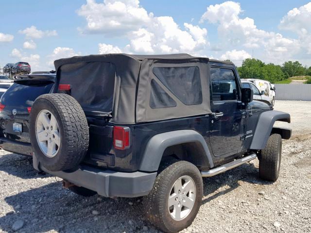 1J4AA2D17AL162671 - 2010 JEEP WRANGLER S BLACK photo 4