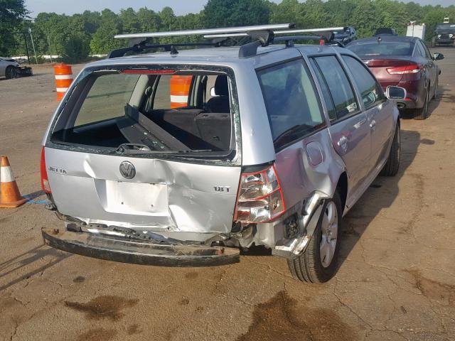 WVWSE61JX3W456870 - 2003 VOLKSWAGEN JETTA GLS SILVER photo 4