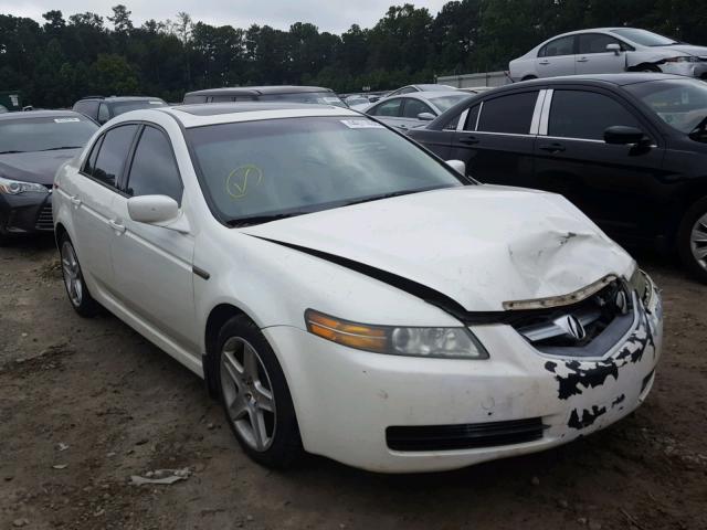 19UUA66214A012640 - 2004 ACURA TL WHITE photo 1