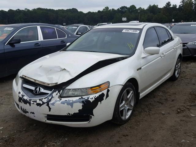 19UUA66214A012640 - 2004 ACURA TL WHITE photo 2