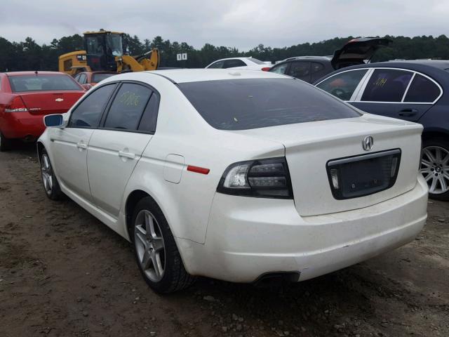 19UUA66214A012640 - 2004 ACURA TL WHITE photo 3