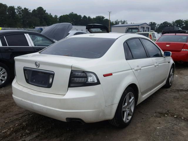 19UUA66214A012640 - 2004 ACURA TL WHITE photo 4