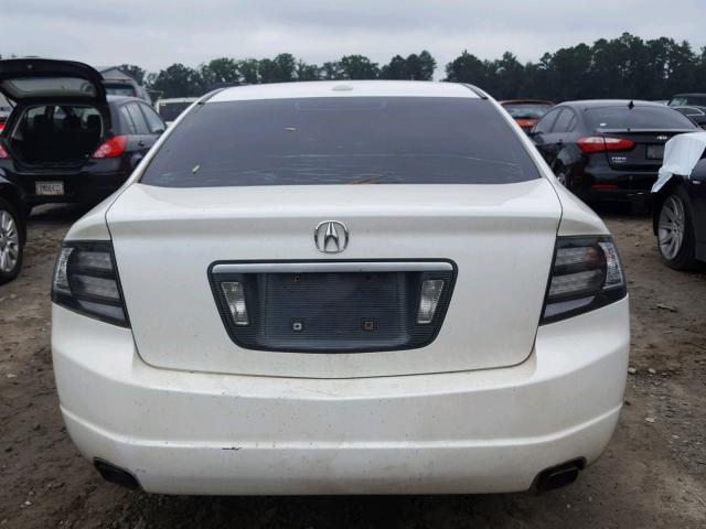 19UUA66214A012640 - 2004 ACURA TL WHITE photo 9