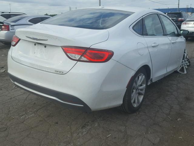 1C3CCCAB7FN605820 - 2015 CHRYSLER 200 LIMITE WHITE photo 4