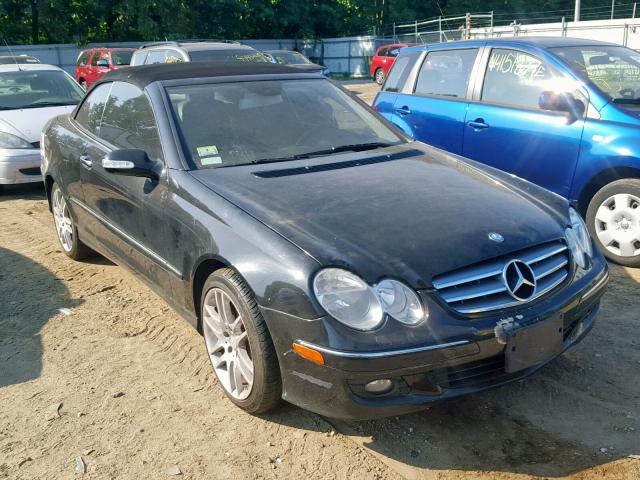 WDBTK56F28F234065 - 2008 MERCEDES-BENZ CLK 350 BLACK photo 1