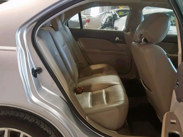 3FAHP0JA9CR353420 - 2012 FORD FUSION SEL SILVER photo 6