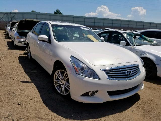 JN1CV6AR1FM651009 - 2015 INFINITI Q40 WHITE photo 1