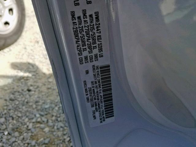 ZFBERFAT7G6C22118 - 2016 RAM PROMASTER 白色 照片 10