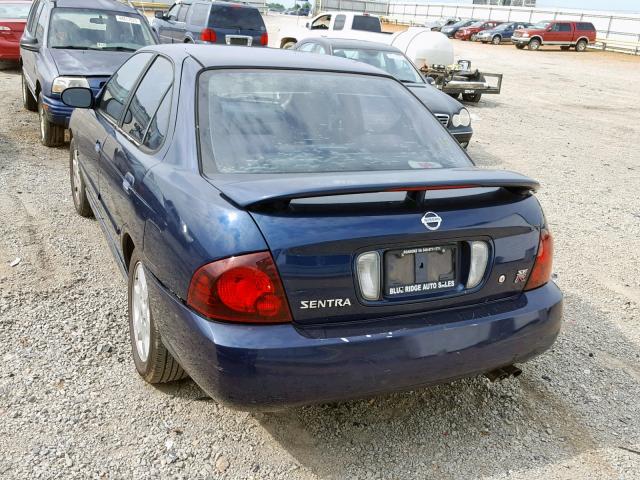 3N1AB51D55L454318 - 2005 NISSAN SENTRA SE- BLUE photo 3