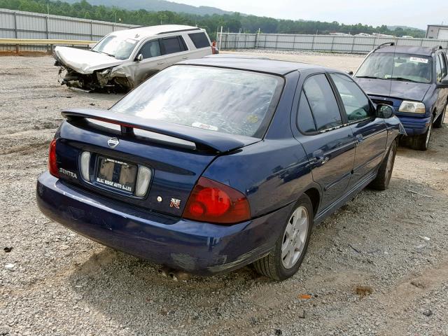 3N1AB51D55L454318 - 2005 NISSAN SENTRA SE- BLUE photo 4