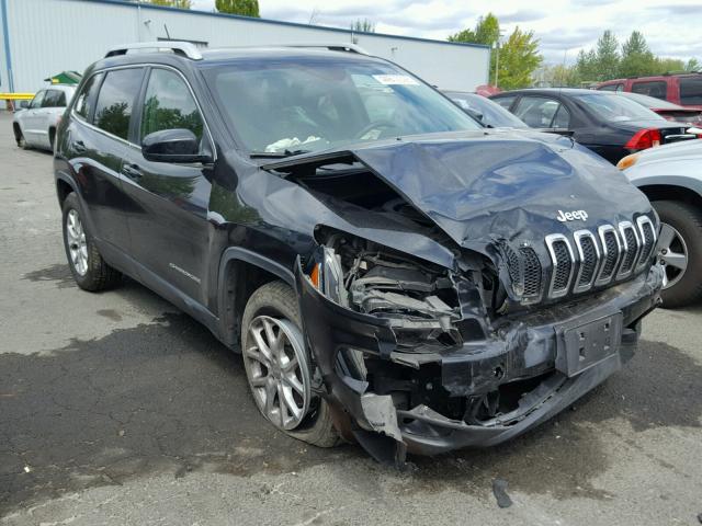 1C4PJMCS1FW533982 - 2015 JEEP CHEROKEE L BLACK photo 1