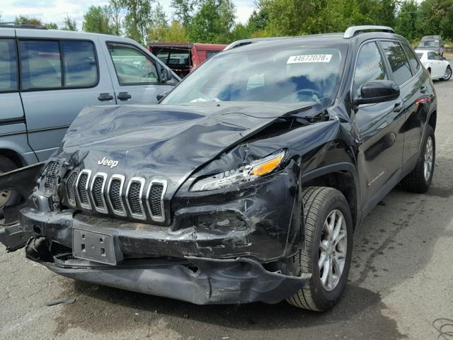 1C4PJMCS1FW533982 - 2015 JEEP CHEROKEE L BLACK photo 2