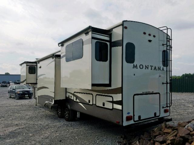 4YDF37925J4700764 - 2018 KEYSTONE MONTANA WHITE photo 3