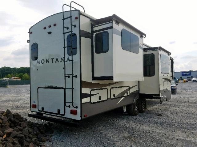 4YDF37925J4700764 - 2018 KEYSTONE MONTANA WHITE photo 4