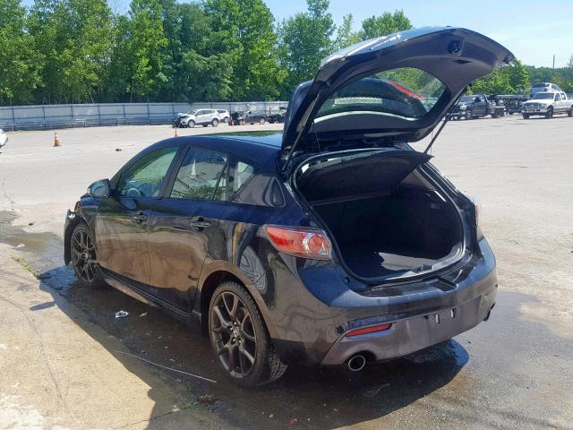 JM1BL1L40D1835620 - 2013 MAZDA SPEED 3 BLACK photo 3