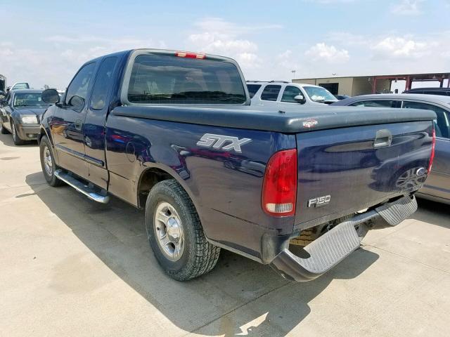 2FTRX17244CA54738 - 2004 FORD F-150 HERI BLUE photo 3